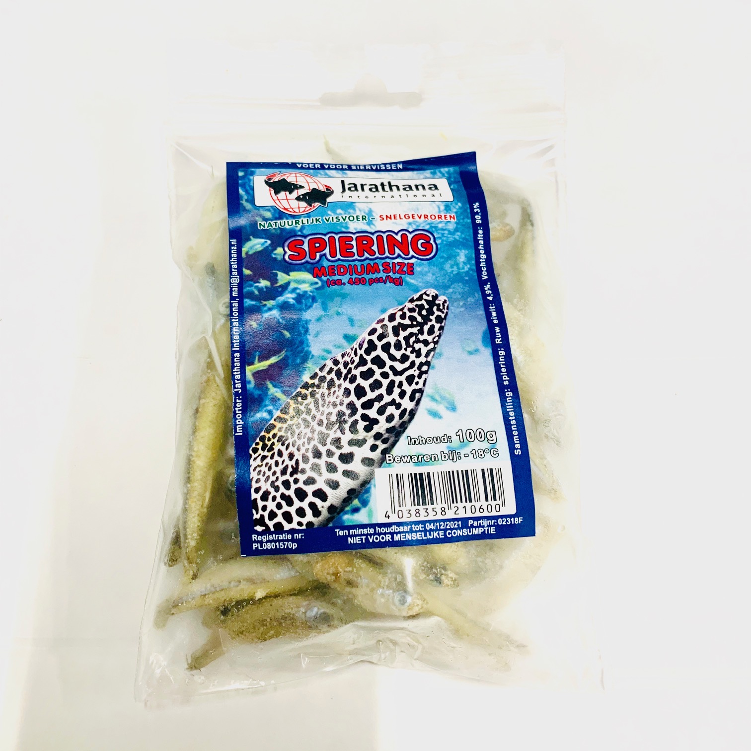 Spiering per zakje 100 gram dpvr